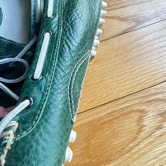 Cole Haan green moccasin shoes - Picture 3 of 7